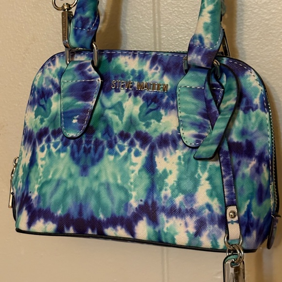 Steve Madden Handbags - Steve Madden Blue and Green Tie-Dye Shoulder Bag